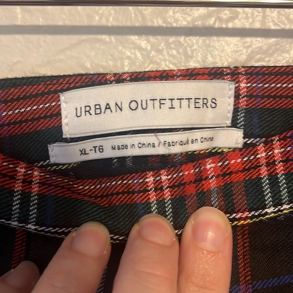 Urban Outfitters Y2K Plaid Pleated Skirt XL - Picture 3 of 6